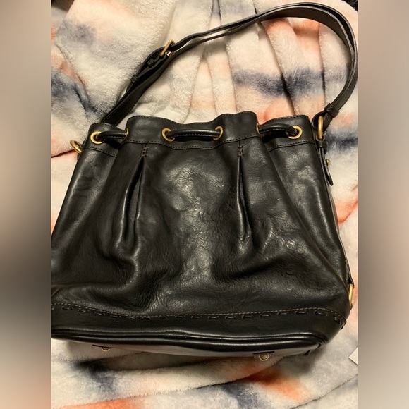 NET - Black Florentine Drawstring Leather - Picture 2 of 12